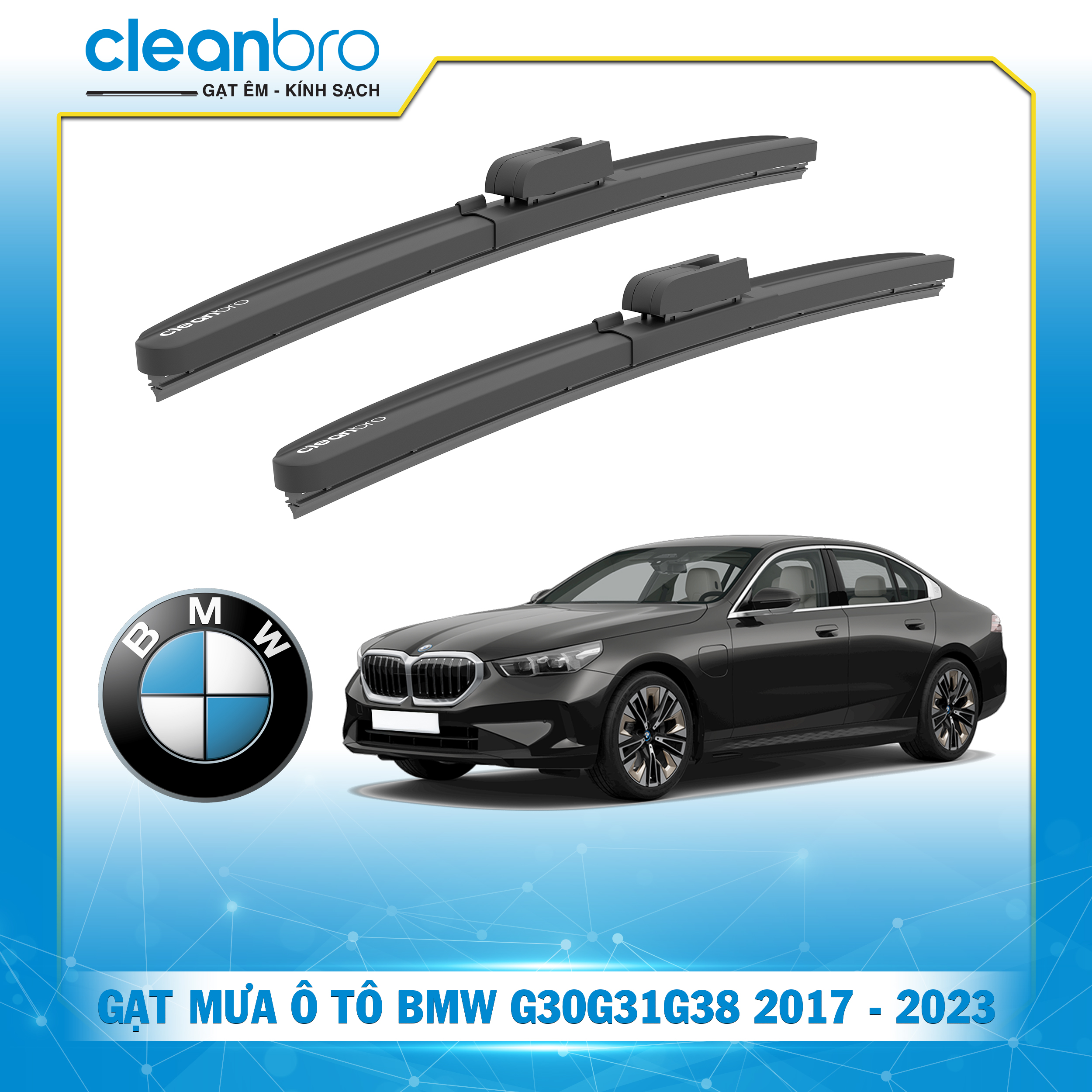 Gạt mưa ô tô hiệu ứng lá sen BMW G30/G31/G38 [2017-2023+]